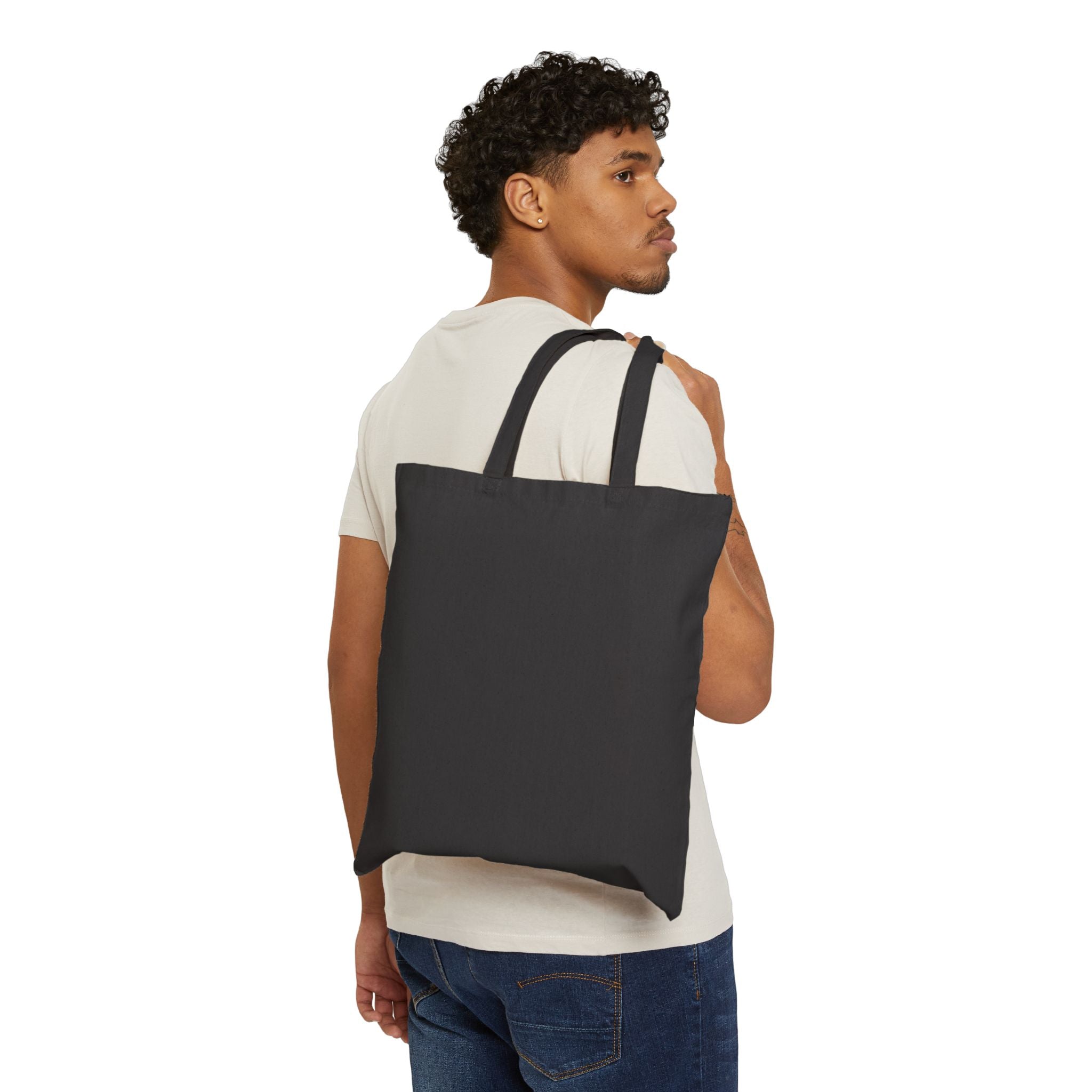 Soft Girl Canvas Tote Bag – “Soft Girl, Hard Work, Big Dreams” Cotton Shopper