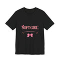 Soft Girl Tee - "Soft Girl, Hard Work, Big Dreams" Cute Pink Graphic Shirt